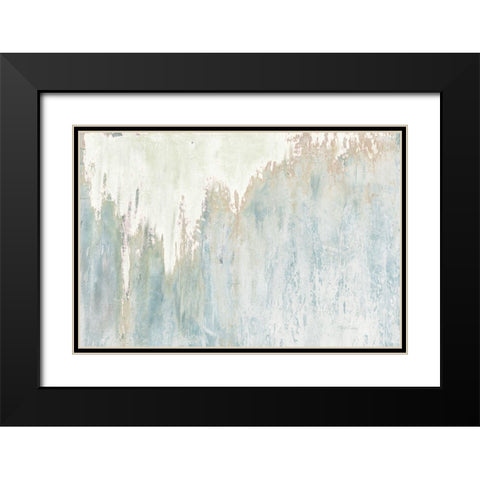 Snowfall  Black Modern Wood Framed Art Print with Double Matting by Cusson, Marie Elaine