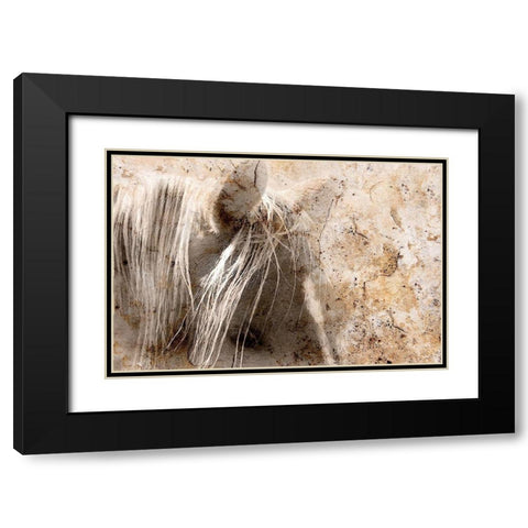 Cast in Stone Black Modern Wood Framed Art Print with Double Matting by Tyrrell, Lu Anne