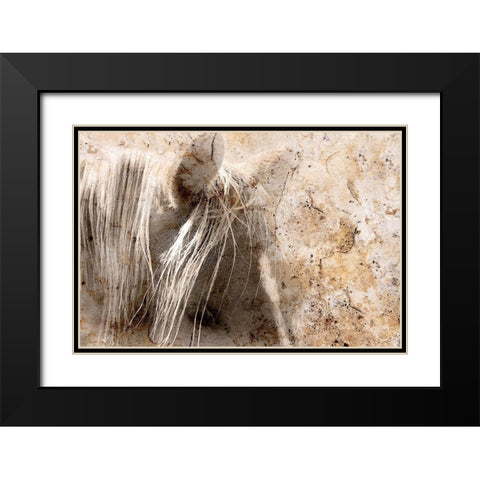 Cast in Stone Black Modern Wood Framed Art Print with Double Matting by Tyrrell, Lu Anne
