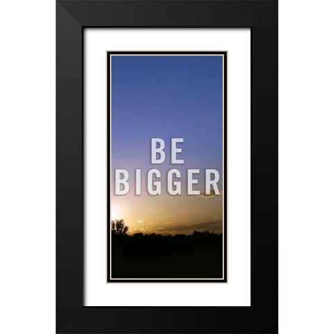 Let Your Faith Panel B Black Modern Wood Framed Art Print with Double Matting by Tyrrell, Lu Anne