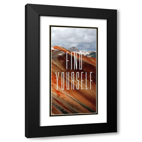 Travel Often Panel C Black Modern Wood Framed Art Print with Double Matting by Tyrrell, Lu Anne