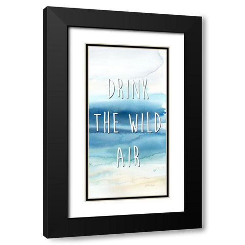 Live in the Sunshine Panel C Black Modern Wood Framed Art Print with Double Matting by Coulter, Cynthia