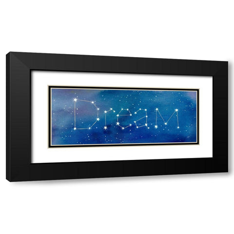 Star Sign Dream Black Modern Wood Framed Art Print with Double Matting by Coulter, Cynthia
