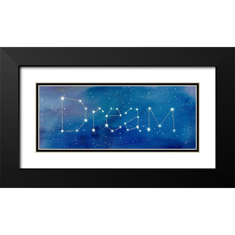 Star Sign Dream Black Modern Wood Framed Art Print with Double Matting by Coulter, Cynthia