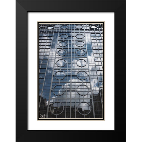 Reflections Black Modern Wood Framed Art Print with Double Matting by Betancourt, Jose