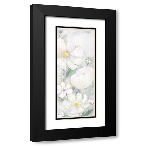 Peaceful Repose Gray Panel I Black Modern Wood Framed Art Print with Double Matting by Reed, Tara