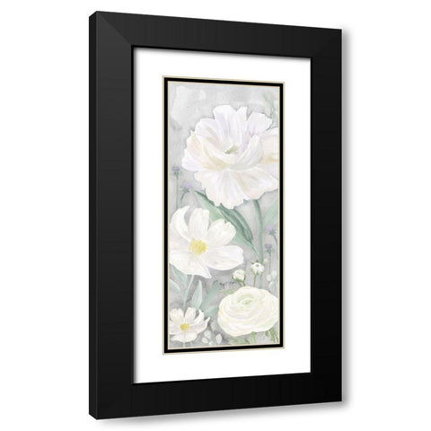 Peaceful Repose Gray Panel II  Black Modern Wood Framed Art Print with Double Matting by Reed, Tara