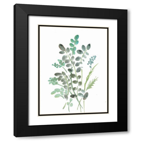 Farmhouse Botanical I Black Modern Wood Framed Art Print with Double Matting by Chapman, Marcy