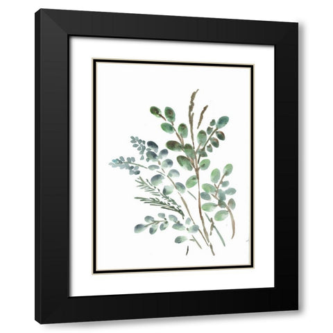 Farmhouse Botanicals II Black Modern Wood Framed Art Print with Double Matting by Chapman, Marcy