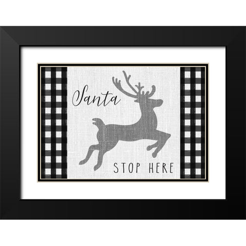 Winter Wonder landscape I Black Modern Wood Framed Art Print with Double Matting by Hartworks