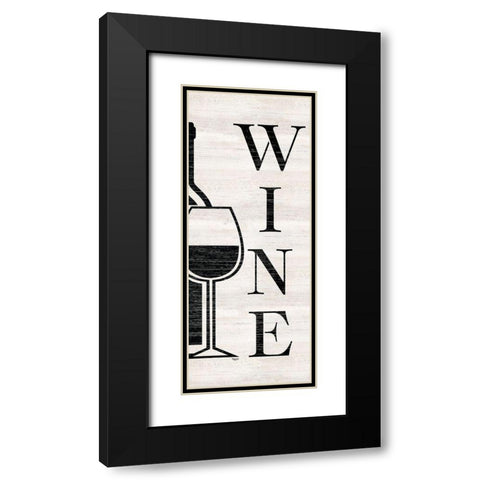 Wine Humor vertical III-Wine Black Modern Wood Framed Art Print with Double Matting by Reed, Tara