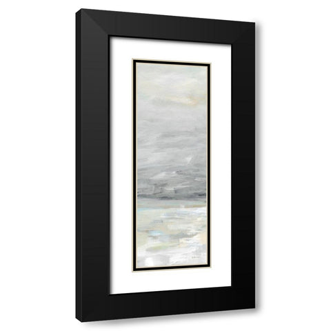 Gray Skyline panel I Black Modern Wood Framed Art Print with Double Matting by Coulter, Cynthia