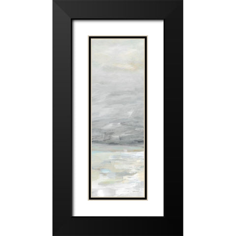 Gray Skyline panel I Black Modern Wood Framed Art Print with Double Matting by Coulter, Cynthia
