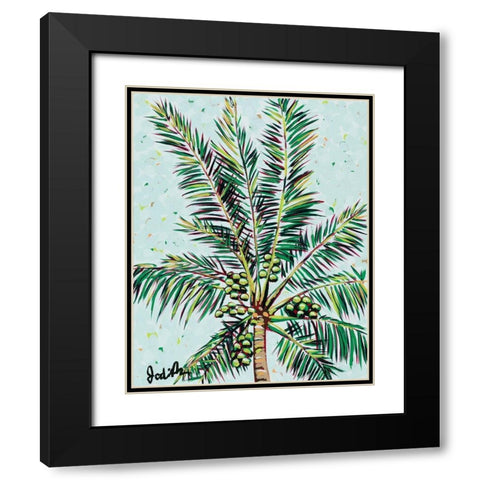 Palmtop I Black Modern Wood Framed Art Print with Double Matting by Augustine, Jodi