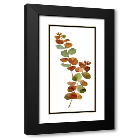 Fall Inspiration panel I Black Modern Wood Framed Art Print with Double Matting by Reed, Tara