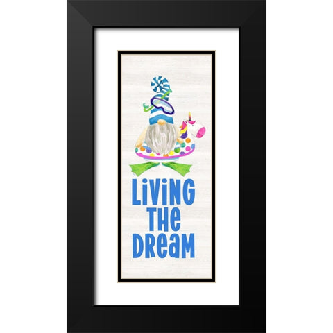 Gnomes of Summer vertical I-Dream Black Modern Wood Framed Art Print with Double Matting by Reed, Tara