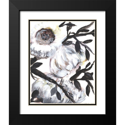 Farmhouse White Bush I Black Modern Wood Framed Art Print with Double Matting by Chapman, Marcy