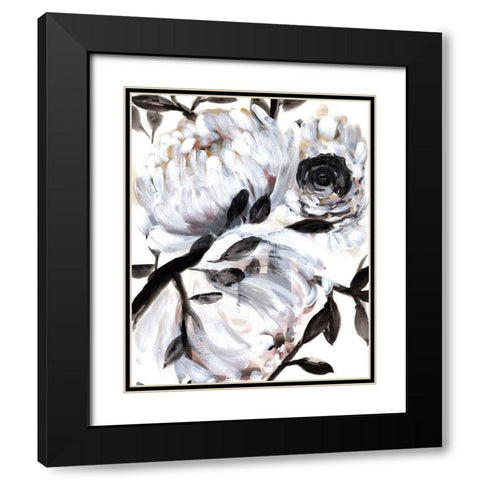 Farmhouse White Bush II Black Modern Wood Framed Art Print with Double Matting by Chapman, Marcy