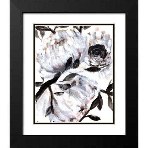 Farmhouse White Bush II Black Modern Wood Framed Art Print with Double Matting by Chapman, Marcy