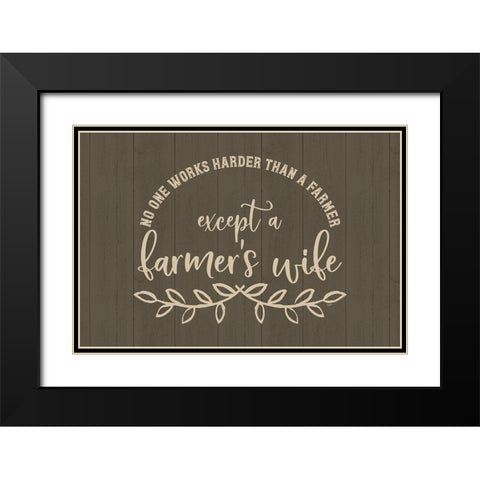 Farm Life landscape I-Farmers Wife Black Modern Wood Framed Art Print with Double Matting by Reed, Tara