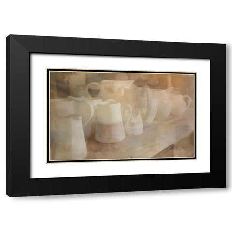 Neutral Vessels Black Modern Wood Framed Art Print with Double Matting by Bay, Noah