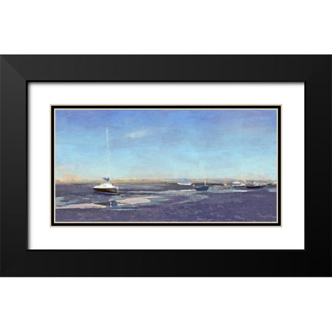 East  Head Black Modern Wood Framed Art Print with Double Matting by Bay, Noah