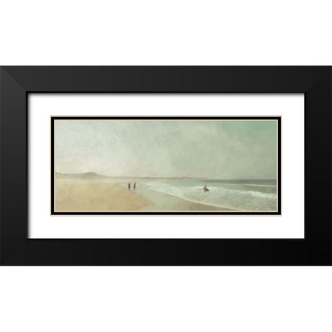 Towards  the Headland Black Modern Wood Framed Art Print with Double Matting by Bay, Noah
