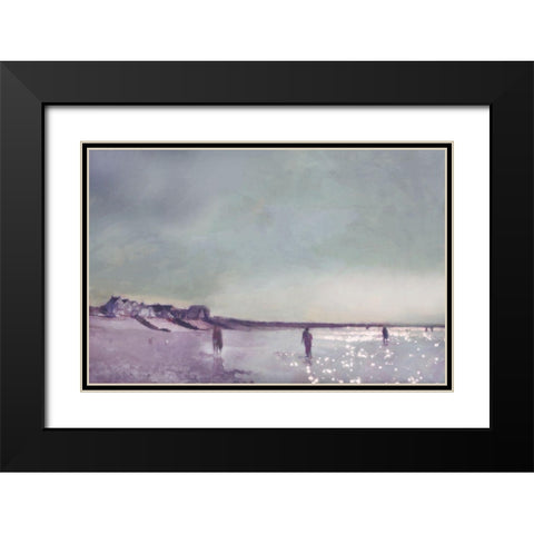 Whitstable  Sun Black Modern Wood Framed Art Print with Double Matting by Bay, Noah