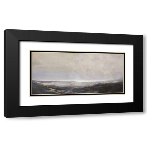 Distant  Sea Black Modern Wood Framed Art Print with Double Matting by Bay, Noah