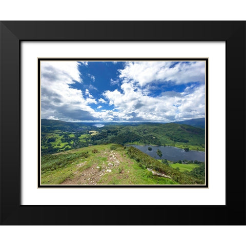 Highlands Black Modern Wood Framed Art Print with Double Matting by Bay, Noah