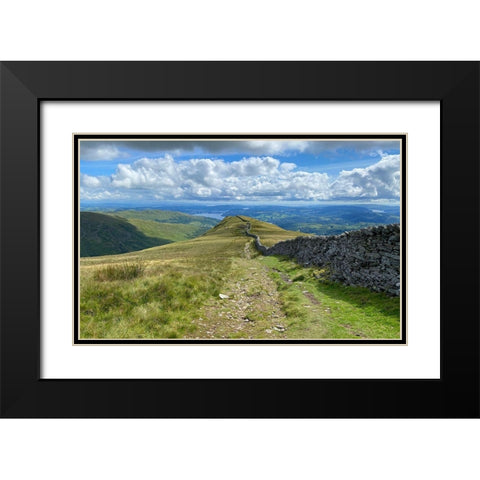 Looking  Ahead Black Modern Wood Framed Art Print with Double Matting by Bay, Noah