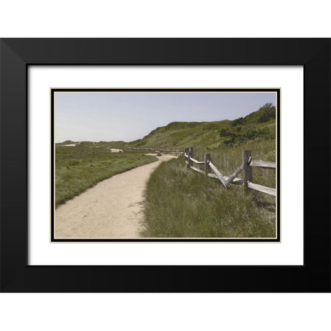 High  Road I Black Modern Wood Framed Art Print with Double Matting by Grafitee Studios