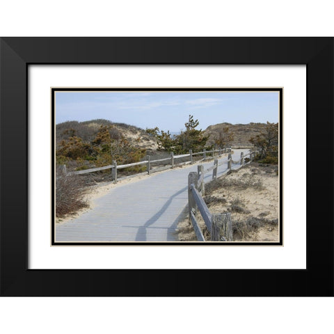 High  Road III Black Modern Wood Framed Art Print with Double Matting by Grafitee Studios