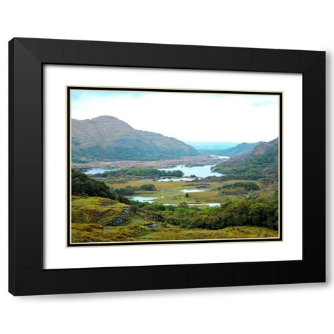 Ladies  View Black Modern Wood Framed Art Print with Double Matting by Grafitee Studios