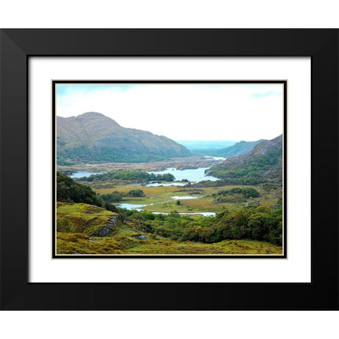 Ladies  View Black Modern Wood Framed Art Print with Double Matting by Grafitee Studios