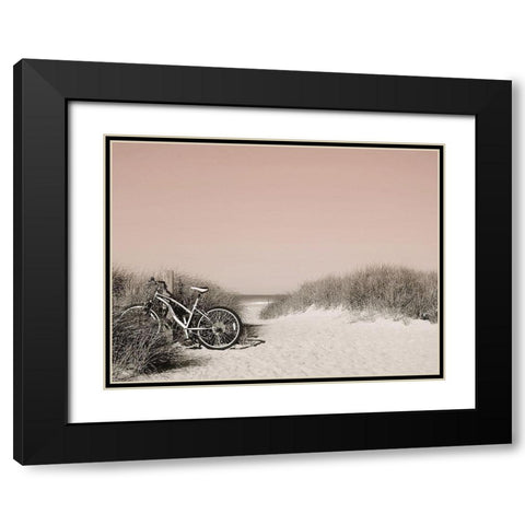 Ride  Paused Black Modern Wood Framed Art Print with Double Matting by Grafitee Studios