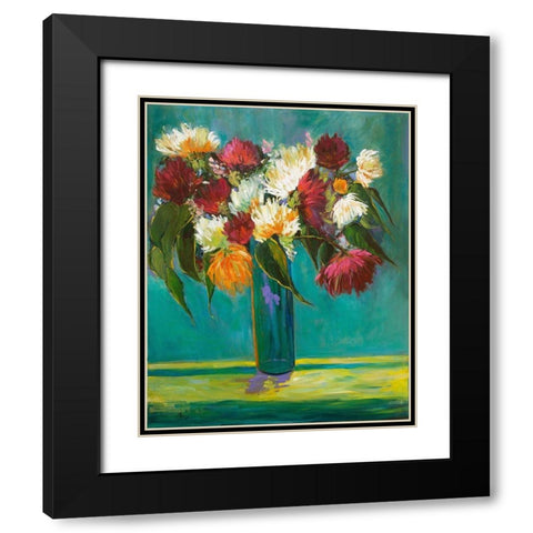Bountiful Beauties Black Modern Wood Framed Art Print with Double Matting by Fine, Alexi