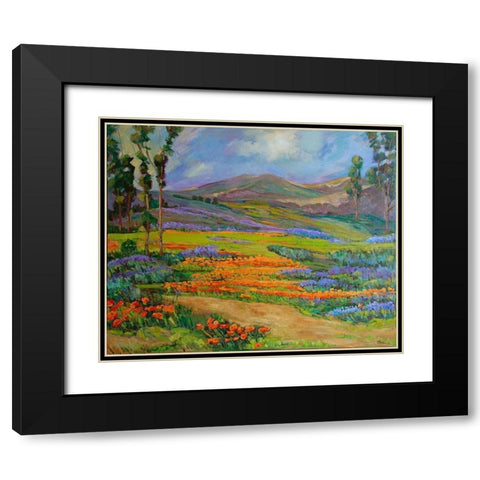 California Dreaming Black Modern Wood Framed Art Print with Double Matting by Fine, Alexi
