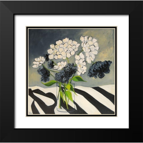 Noirs et Blancs Black Modern Wood Framed Art Print with Double Matting by Fine, Alexi