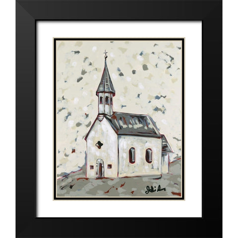 Here is the Steeple Black Modern Wood Framed Art Print with Double Matting by Augustine, Jodi