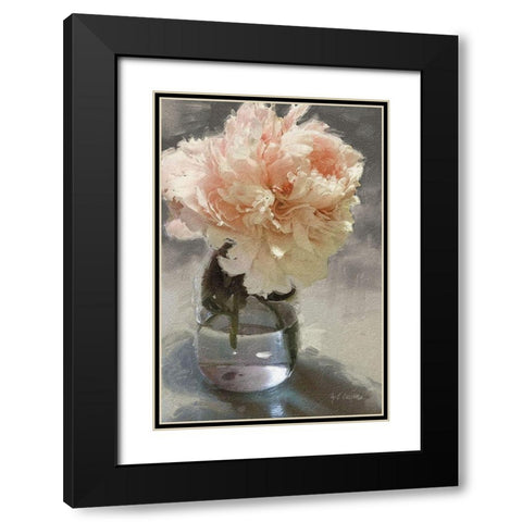 Garden  Dream IX Black Modern Wood Framed Art Print with Double Matting by Cusson, Marie Elaine