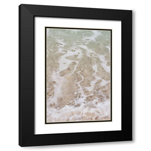 Beach  Shore II Black Modern Wood Framed Art Print with Double Matting by Cusson, Marie Elaine