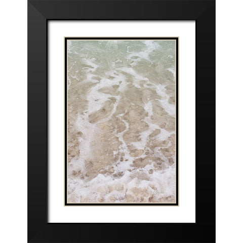 Beach  Shore II Black Modern Wood Framed Art Print with Double Matting by Cusson, Marie Elaine