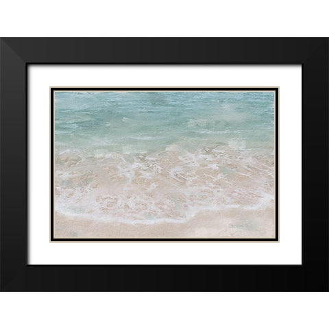 Beach  Shore V Black Modern Wood Framed Art Print with Double Matting by Cusson, Marie Elaine