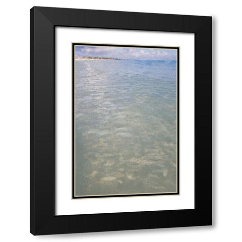 Beach  Shore IX Black Modern Wood Framed Art Print with Double Matting by Cusson, Marie Elaine