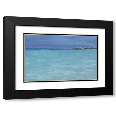 Beach  Shore XII Black Modern Wood Framed Art Print with Double Matting by Cusson, Marie Elaine