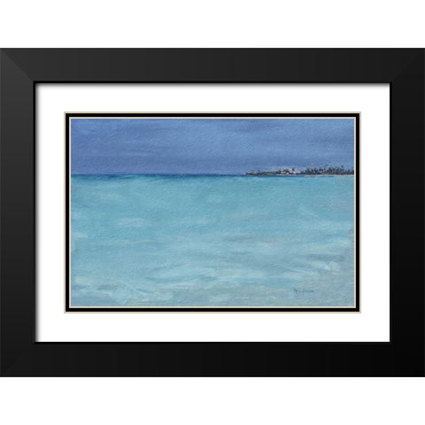 Beach  Shore XII Black Modern Wood Framed Art Print with Double Matting by Cusson, Marie Elaine