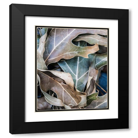 It  Happens in Autumn Black Modern Wood Framed Art Print with Double Matting by Manelis, Jessica