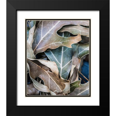 It  Happens in Autumn Black Modern Wood Framed Art Print with Double Matting by Manelis, Jessica