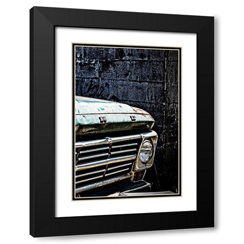 In  the Middle of Nowhere Black Modern Wood Framed Art Print with Double Matting by Manelis, Jessica